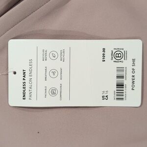 Athleta endless pant. Size 16